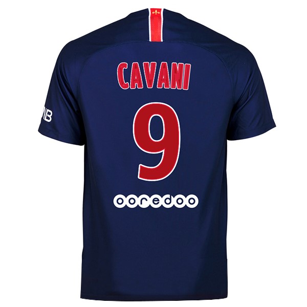 Camiseta Paris Saint Germain 1ª Cavani 2018-2019 Azul